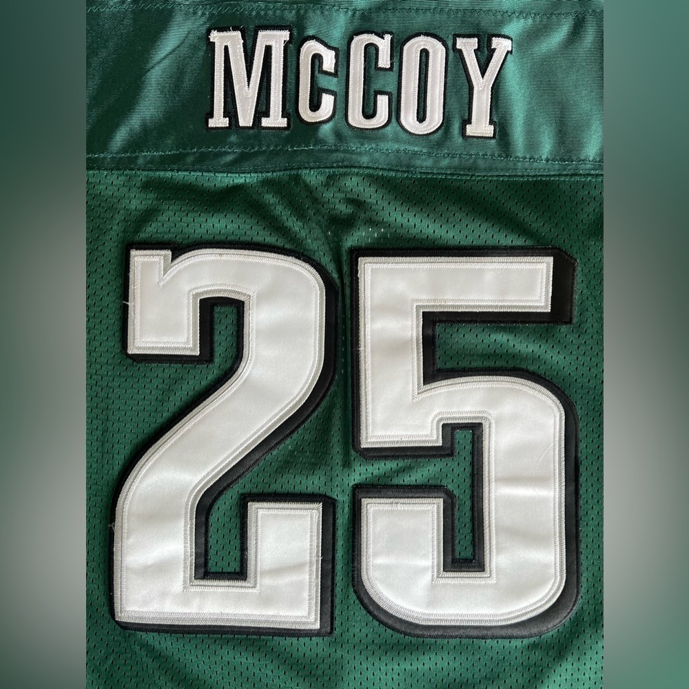 LeSean McCoy Philadelphia Eagles Reebok On Field Football Jersey - Picture 3 of 12